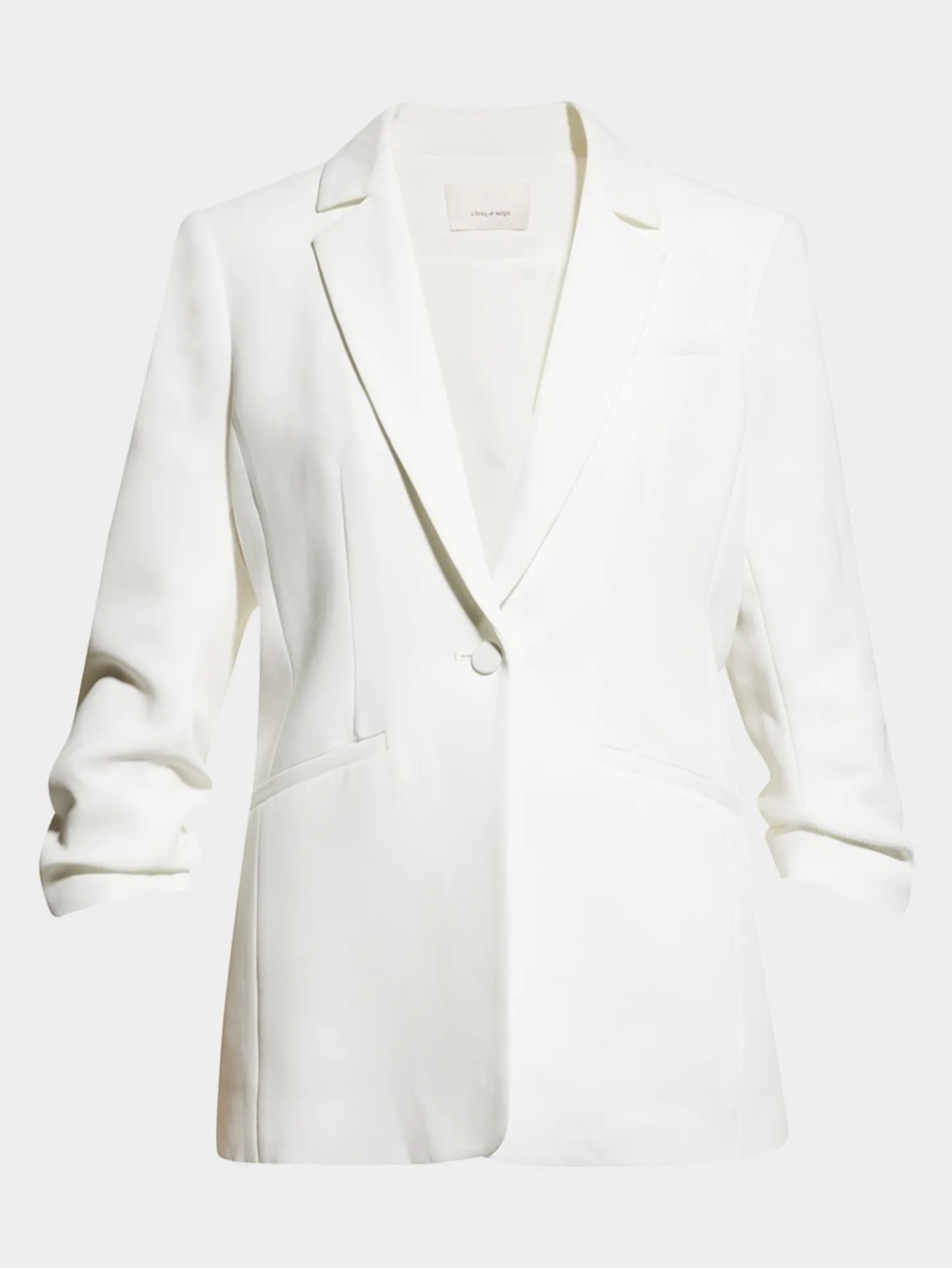 Cinq a Sept Khloe Crepe 3/4-Sleeve Blazer